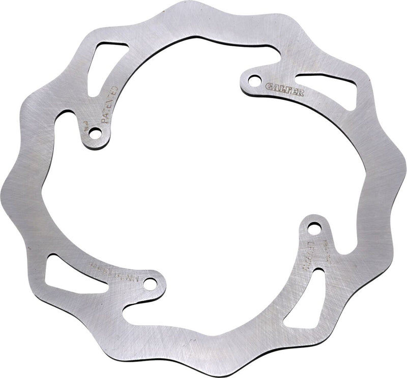 Galfer Brake Rotor Raw Rear Standard 420 High-Carbon Stainless Steel Each