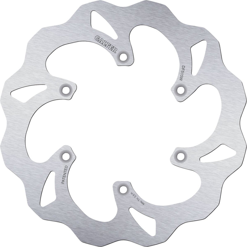 Galfer Brake Rotor Raw Rear Standard 420 High-Carbon Stainless Steel