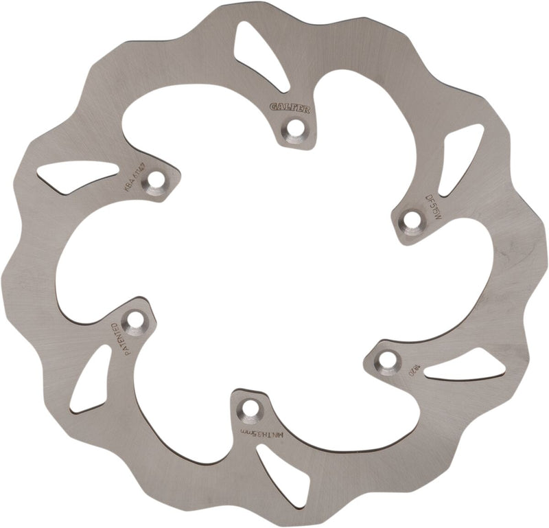Galfer Brake Rotor Raw Rear Standard 420 High-Carbon Stainless Steel Each
