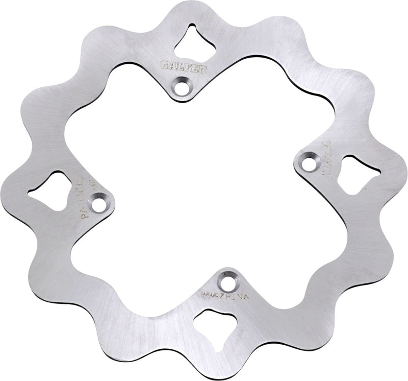 Galfer Brake Rotor for 1993-2001, 2003-2026 YAMAHA Raw Rear Standard 420 High-Carbon Stainless Steel Each
