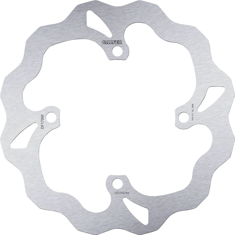 Galfer Brake Rotor Raw Rear Standard 420 High-Carbon Stainless Steel