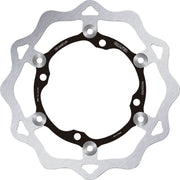 Galfer Brake Rotor for 2005-2026 SUZUKI Black Raw Front Two Piece (Floating) 420 High-Carbon Stainless Steel