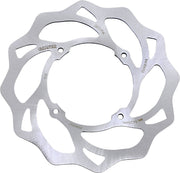 Galfer Brake Rotor Wave® Raw Front Standard 420 High-Carbon Stainless Steel Each