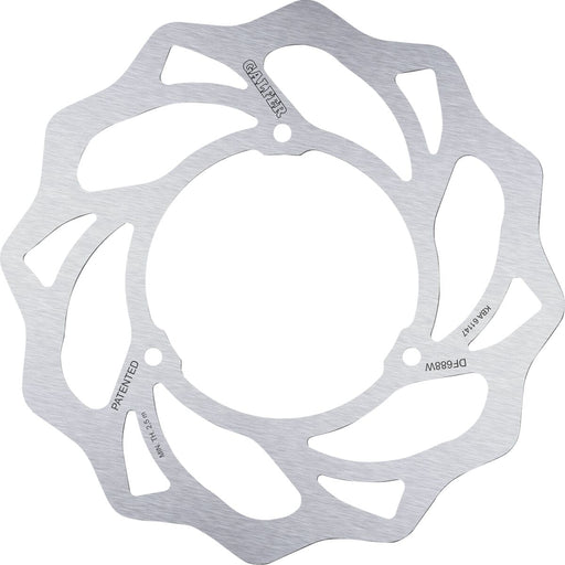 Galfer Brake Rotor Raw Front Two Piece (Floating) 420 High-Carbon Stainless Steel