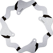Galfer Wave® Brake Rotor Silver Stainless Steel Solid-Mount Rear One Piece (Fixed)
