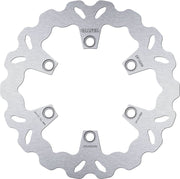 Galfer Wave® Brake Rotor for 1985, 1990-2011, 2020-2025 KAWASAKI Silver Stainless Steel Solid-Mount Rear One Piece (Fixed)