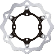 Galfer Brake Rotor for 2015-2020 KAWASAKI Wave® Black Silver Full-Floating Front Two Piece (Floating) Aluminium Stainless Steel