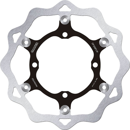 Galfer Brake Rotor for 2015-2020 KAWASAKI Wave® Black Silver Full-Floating Front Two Piece (Floating) Aluminium Stainless Steel