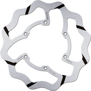 Galfer Wave® Brake Rotor for 2016-2026 YAMAHA Polished Silver Solid-Mount Front One Piece (Fixed) Stainless Steel