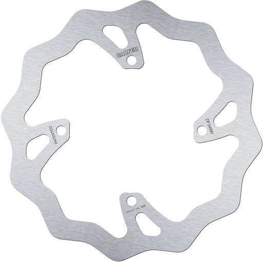 Galfer Wave® Brake Rotor for 2004-2018 SUZUKI Silver Stainless Steel Solid-Mount Front One Piece (Fixed)