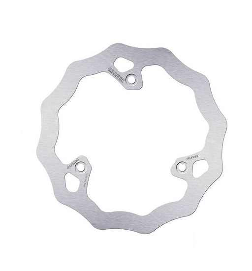 Galfer Wave® Brake Rotor for 2018-2026 YAMAHA YZ 65 Polished Silver Solid-Mount Front One Piece (Fixed) Stainless Steel
