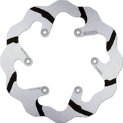 Galfer BRAKE ROTOR FIXED WAVE GROOVED OVERSIZE for 2002-2023 YAMAHA Wave® Black Polished Solid-Mount Rear One Piece (Fixed) Stainless Steel
