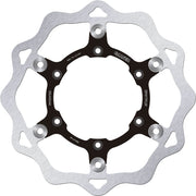 Galfer Brake Rotor Floating Wave® Black Polished Front Two Piece (Semi-Floating) Aluminium Stainless Steel