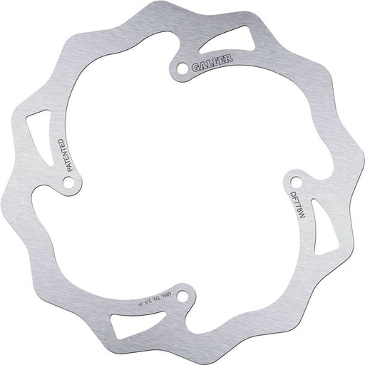 Galfer Wave® Brake Rotor for 2007-2010 KTM Polished Silver Front One Piece (Fixed) Stainless Steel