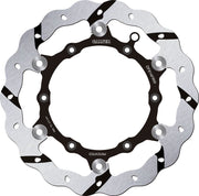 Galfer BRAKE ROTOR FLOATING WAVE GROOVED for 2012-2022 BETA Floating Wave® Black Polished Full-Floating Front Two Piece (Floating) Aluminium Stainl...