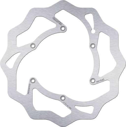 Galfer Wave® Brake Rotor for 2011-2026 BETA Polished Silver Front One Piece (Fixed) Stainless Steel