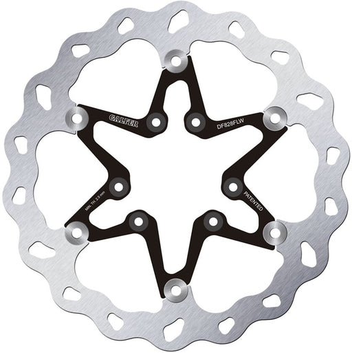 Galfer Brake Rotor for 1991-2022 TM RACING Floating Wave® Black Polished Full-Floating Front Two Piece (Floating) Aluminium Stainless Steel