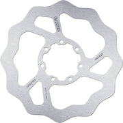 Galfer Wave® Brake Rotor for 2002-2021 TM RACING MX 85 Polished Silver Solid-Mount Front One Piece (Fixed) Stainless Steel