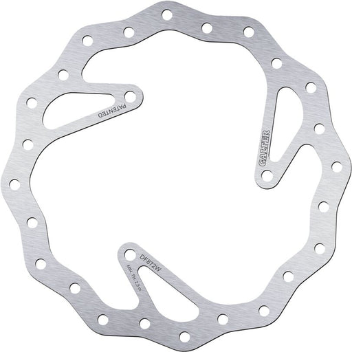 Galfer Wave® Brake Rotor for 2011-2013 HUSQVARNA CR 65 Polished Silver Solid-Mount Front One Piece (Fixed) Stainless Steel