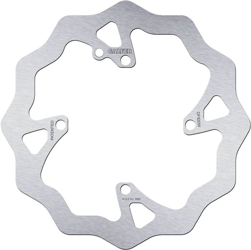 Galfer Wave® Brake Rotor for 2014-2022 SHERCO Polished Silver Solid-Mount Front One Piece (Fixed) Stainless Steel