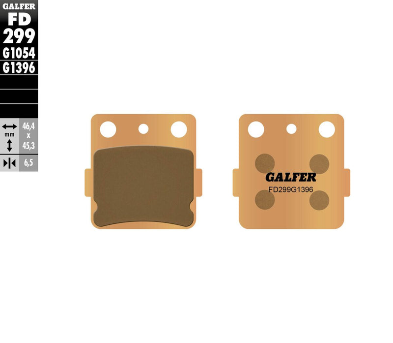 Galfer HH Sintered Brake Pads Multi-Purpose Off-Road Front Rear Sintered Metal Set