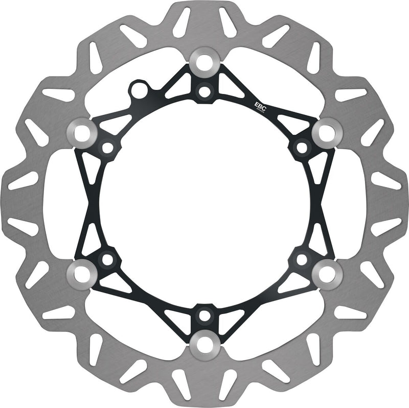 EBC CX Extreme™ Brake Rotor CX Extreme Series Silver Full-Floating Front Two Piece (Floating) High-Carbon Stainless Steel