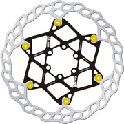 Galfer Floating Disc Wave® Brake Rotor Gold Silver Stainless Steel