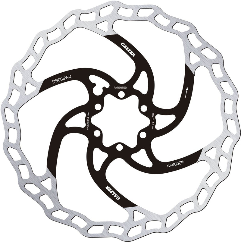 Galfer Fixed Disc Wave® Brake Rotor Stainless Steel
