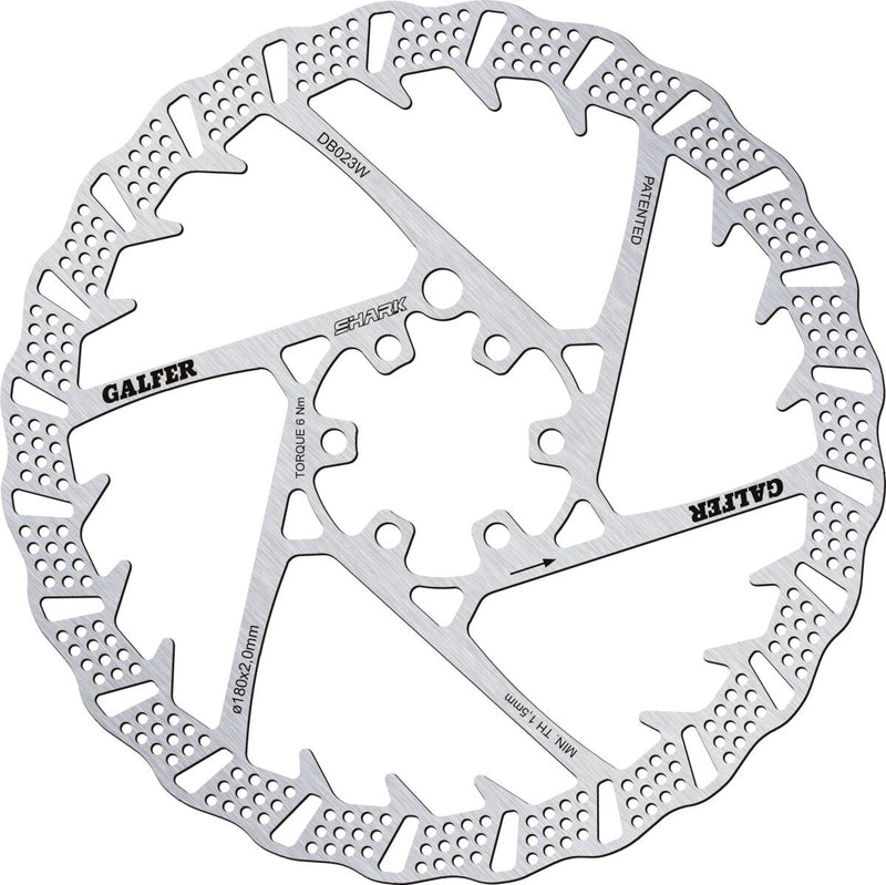 Galfer Fixed Disc Shark® Brake Rotor Stainless Steel