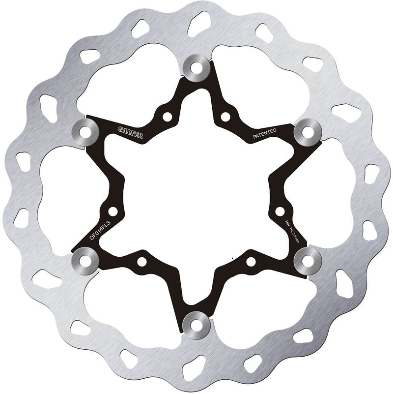 Galfer Brake Rotor for 2002-2007, 2019-2024 HONDA Wave® Silver Full-Floating Two Piece (Floating) High-Carbon Stainless Steel