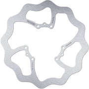 Galfer Oversize Wave® Brake Rotor for 2002-2007, 2019-2024 HONDA Silver Solid-Mount Front One Piece (Fixed) High-Carbon Stainless Steel