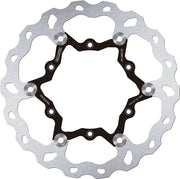 Galfer Brake Rotor for 2020-2026 YAMAHA Wave® Silver Full-Floating Two Piece (Floating) High-Carbon Stainless Steel