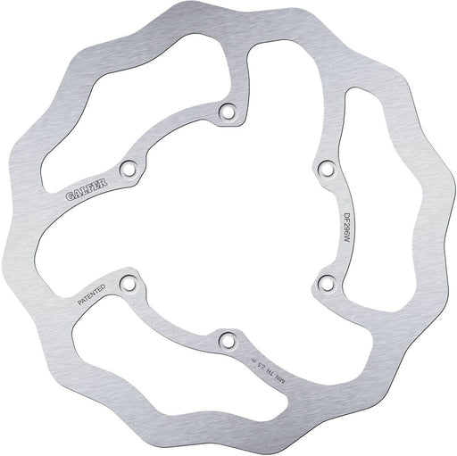 Galfer Wave® Brake Rotor for 2020-2026 YAMAHA Silver Solid-Mount Front One Piece (Fixed) High-Carbon Stainless Steel