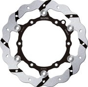 Galfer BRAKE ROTOR FLOATING WAVE GROOVED Wave® Silver Full-Floating Two Piece (Floating) High-Carbon Stainless Steel #DF606FRS