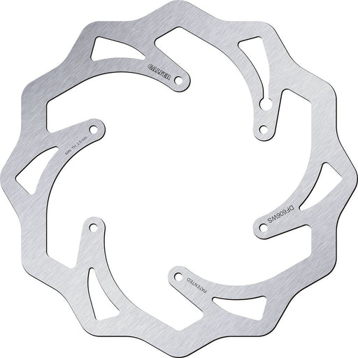 Galfer BRAKE ROTOR FIXED WAVE Wave® Silver Solid-Mount Front One Piece (Fixed) High-Carbon Stainless Steel