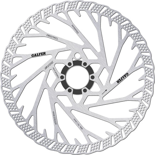 Galfer Fixed Disc Shark® Center-Lock Brake Disc Silver Brake Rotor Stainless Steel