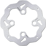 Galfer Wave® Brake Rotor Silver Solid-Mount Front One Piece (Fixed) Stainless Steel #DF808W
