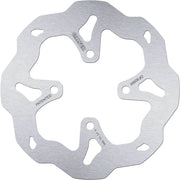 Galfer Wave® Brake Rotor Silver Solid-Mount Rear One Piece (Fixed) Stainless Steel
