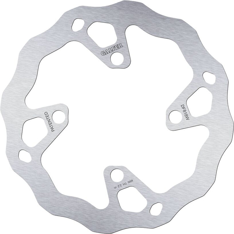Galfer Wave® Brake Rotor for 2005-2023 BETA Silver Solid-Mount Front One Piece (Fixed) Stainless Steel
