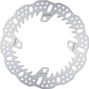 Galfer BRAKE ROTOR SHARK FIXED for 2005-2026 SUZUKI RM-Z Shark Fin Silver Solid-Mount Rear One Piece (Fixed) Stainless Steel