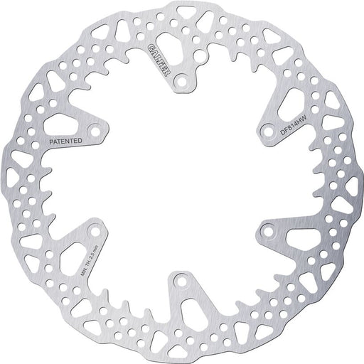 Galfer BRAKE ROTOR SHARK FIXED for 2013-2026 BETA Shark Fin Silver Solid-Mount Front One Piece (Fixed) Stainless Steel