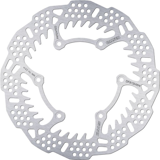 Galfer BRAKE ROTOR SHARK FIXED for 2013-2026 BETA Shark Fin Silver Solid-Mount Rear One Piece (Fixed) Stainless Steel