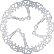 Galfer BRAKE ROTOR SHARK FIXED for 2000-2026 TM RACING Shark Fin Silver Solid-Mount Front One Piece (Fixed) Stainless Steel