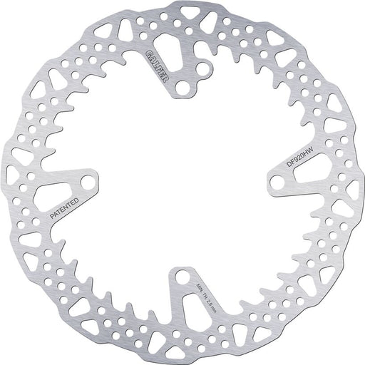 Galfer BRAKE ROTOR SHARK FIXED for 2014-2026 SHERCO Shark Fin Silver Solid-Mount Front One Piece (Fixed) Stainless Steel