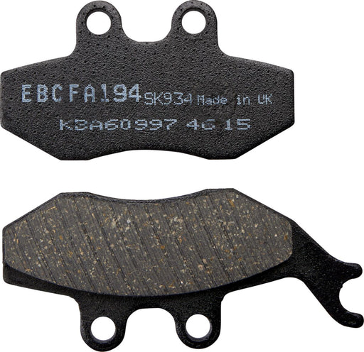 EBC Organic Base "FA" Brake Pads FA Series Front Front Left Aramid Fibre Set of 2