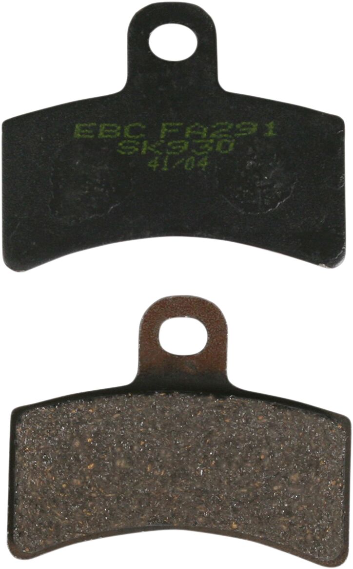 EBC Organic Base "FA" Brake Pads for 1999-2006, 2019-2020, 2023 GAS GAS FA Series Front Left Aramid Fibre Set of 2