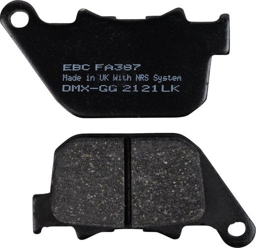 EBC Organic Harley/Buell Brake Pads for 2004-2013 Harley-Davidson FA Series Rear Organic Base Aramid Fibre Set of 2