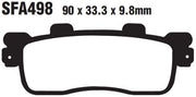 EBC SFA Series Organic Scooter Brake Pads Street Rear Organic Base Pair