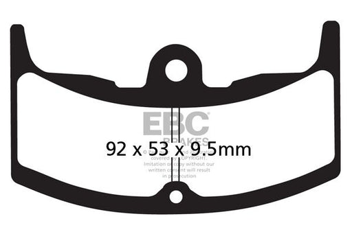 EBC FA Series Organic Brake Pads for 1982-1987 HONDA Street Front Rear Organic Base Pair