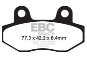 EBC FA Series Organic Brake Pads for 2003-2016 HYOSUNG Street Front Rear Organic Base Pair